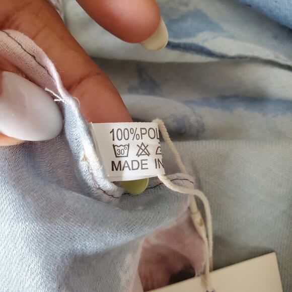 Riah Fashion Multicolored Open Front Kimono One Size Fits Most - Picture 7 of 7